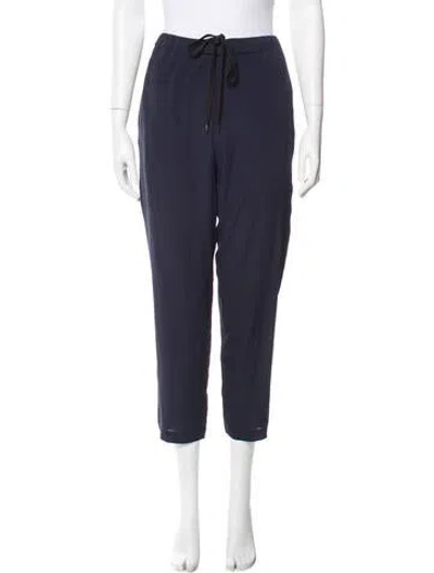 Pre-owned Marni Straight Leg Pants In Blue