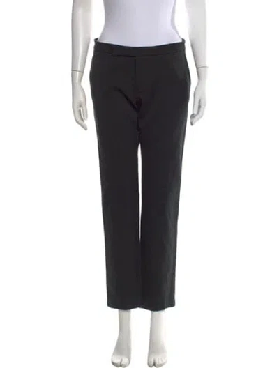 Pre-owned Marni Straight Leg Pants In Blue