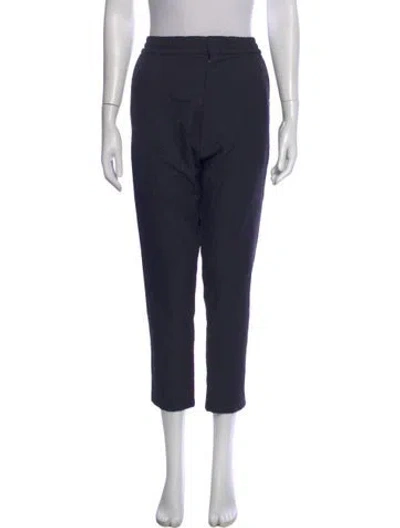 Pre-owned Marni Straight Leg Pants In Blue