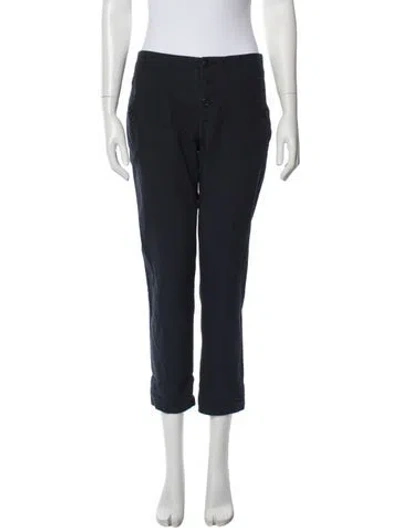 Pre-owned Marni Straight Leg Pants In Blue