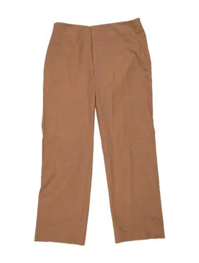 Pre-owned Marni Straight Leg Pants In Brown