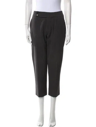 Pre-owned Marni Straight Leg Pants In Gray