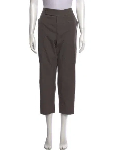 Pre-owned Marni Straight Leg Pants In Gray