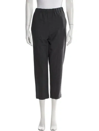 Pre-owned Marni Straight Leg Pants In Gray