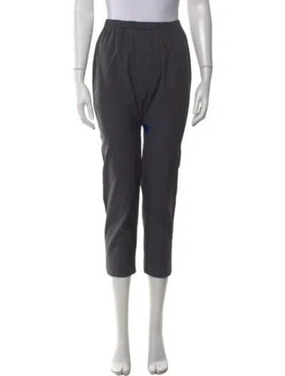 Pre-owned Marni Straight Leg Pants In Gray