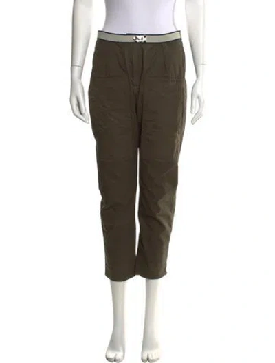 Pre-owned Marni Straight Leg Pants In Green