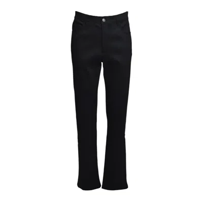 Marni Straight-leg Pants In Organic Cotton Twill In Black