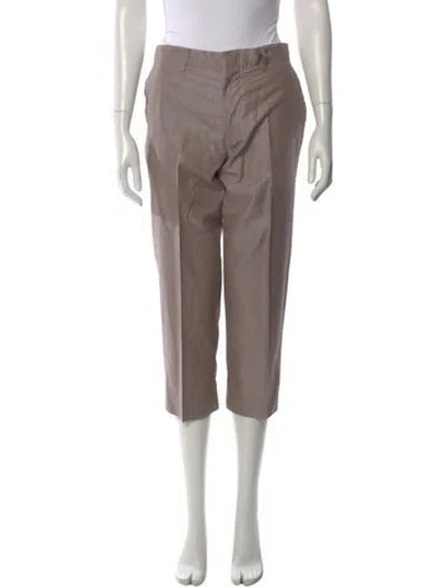 Pre-owned Marni Straight Leg Pants In Neutral
