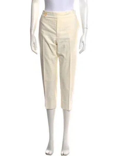 Pre-owned Marni Straight Leg Pants In Neutral