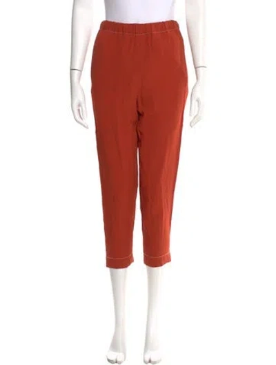 Pre-owned Marni Straight Leg Pants In Orange