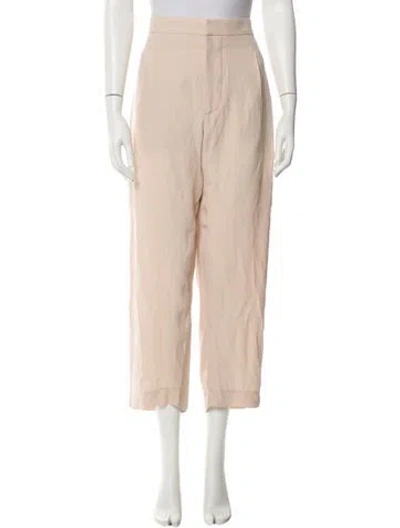 Pre-owned Marni Straight Leg Pants In Pink