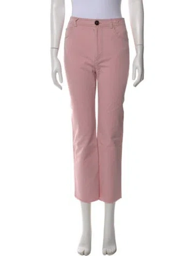 Pre-owned Marni Straight Leg Pants In Pink