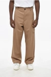 Marni Straight Leg Virgin Wool Pants In Brown