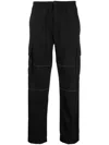 Marni Tropical Virgin Wool Wide-leg Trousers In Schwarz