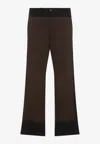 Marni Straight-leg Wool Pants In Black