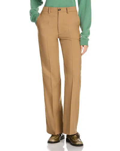 Marni Straight Pants In Brown