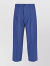 Marni Straight Trousers With Back Pocket And Belt Loops