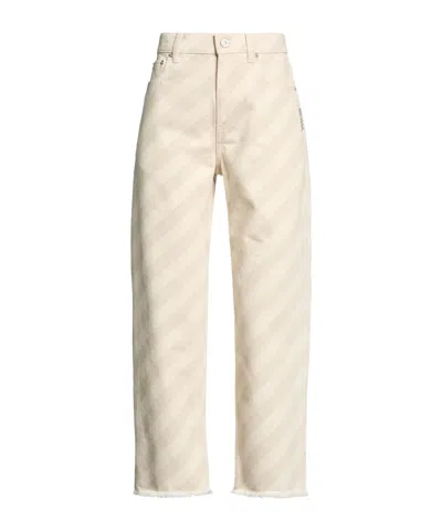 Marni Straight-leg Trousers In Neutral