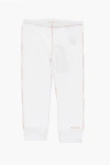 Marni Stretch Cotton Leggings With Visible Stitching