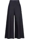 Marni Wide Leg Cotton Jeans With Raw Finish In Blue