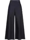 Marni Wide Leg Cotton Jeans With Raw Finish In Unb99