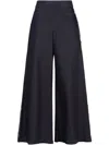 Marni Wide Leg Cotton Jeans With Raw Finish In Unb99 Blue