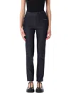 Marni Slim Denim Trousers Contrast Stitching In Blue