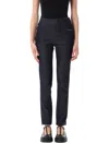 Marni Slim Denim Trousers Contrast Stitching In Blue