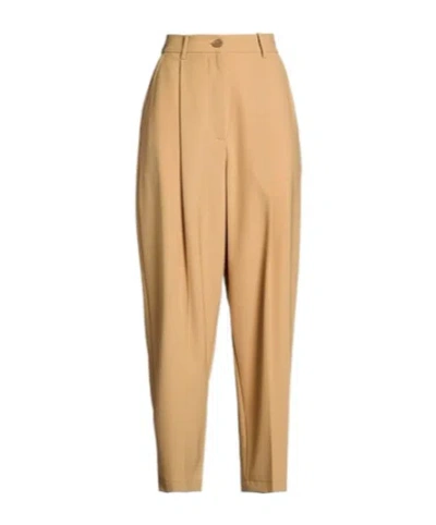Marni Stretch Straight-leg Pants In Nude