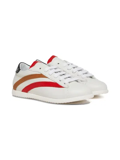 Marni Kids' Stripe-detail Sneakers In Multi