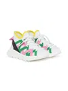 Marni Stripe-detail Sneakers In White