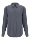 Marni Wool Shirt With Button-down Collar And Pocket In Gray