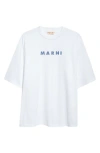 Marni Wordmark Tee In Lily White