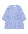 Marni Stripe-print Cotton Dress In Blue