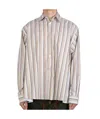 Marni Stripe Stitching Shirt In White