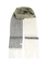 Marni Striped Alpaca Scarf Scarves And Foulards Grey In Multi