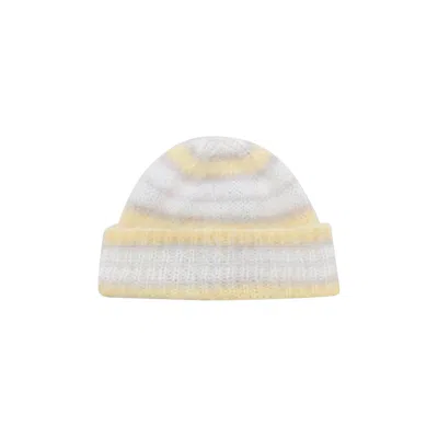 Pre-owned Marni Striped Beanie 'lily White' | Men's Size M