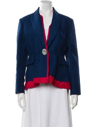 Pre-owned Marni Striped Blazer In Blue