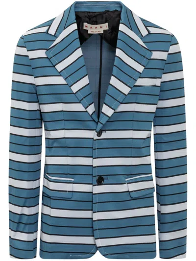 MARNI STRIPED BLAZER