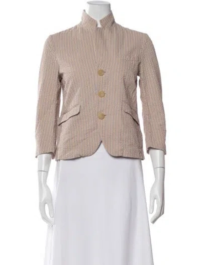 Pre-owned Marni Striped Blazer In Neutral