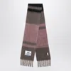 Marni Striped Brushed Alpaca Mohair Scarf In Multi