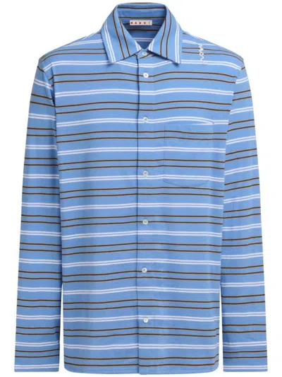 MARNI MARNI STRIPED BUTTON-DOWN SHIRT