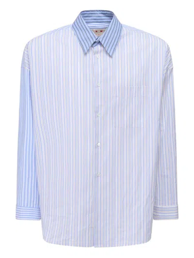 MARNI STRIPED BUTTON-UP SHIRT