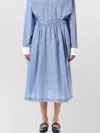 Marni Striped Cotton Skirt Panel Construction