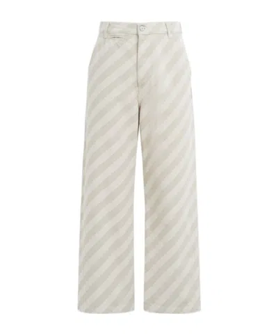 MARNI MARNI STRIPED WIDE-LEG JEANS