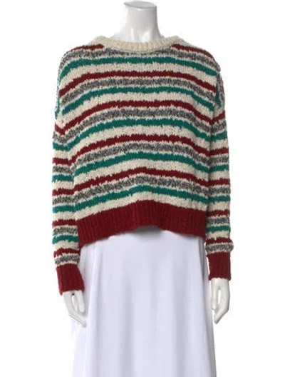 Pre-owned Marni Striped Crew Neck Sweater In Multi