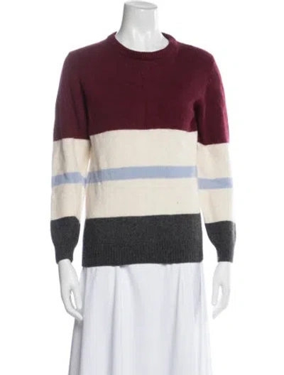 Pre-owned Marni Striped Crew Neck Sweater In Multicolor