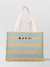 Marni Striped Dual Handle Tote Bag