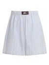 Marni Striped Elasticated-waist Swim Shorts