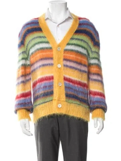 Pre-owned Marni Striped Jacket In Yellow